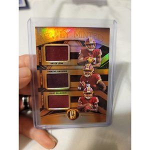 2019 Gold Standard Newly Minted  JERSEY Bryce Love/HASKINS/McLaurin 171/199